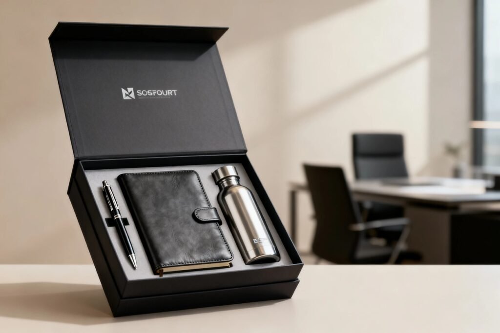 Cover image for: The Premium Corporate Gift Box: How High-End Branded Merchandise Is Transforming Client Retention and Executive Onboarding